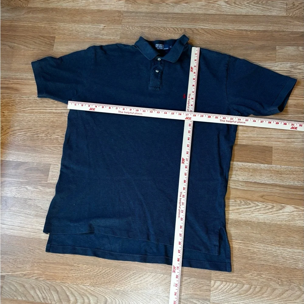 Vintage Polo Ralph Lauren Navy Polo Shirt Men’s size XL - Picture 3 of 7